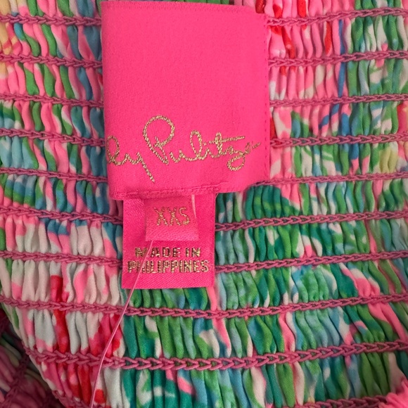 Lilly Pulitzer Selah Short Sleeve Smocked Midi Dress - Picture 3 of 5